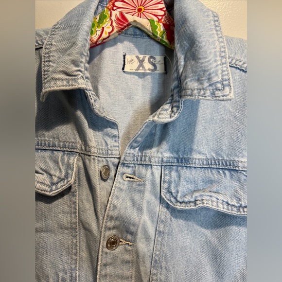 Free People Marci Denim Utility Jumpsuit Coverall Cotton Short Sleeve - Picture 6 of 7